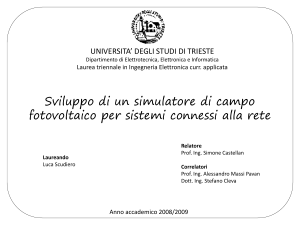 Diapositiva 1 - Università degli Studi di Trieste