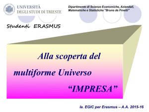 EGIC per Erasmus - A.A. 2015