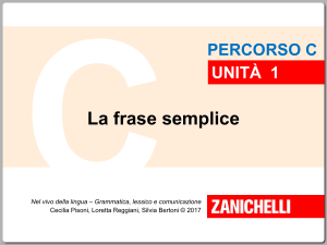 Presentazione di PowerPoint - Zanichelli online per la scuola