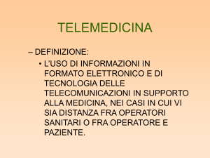 Telemedicina - Università degli Studi di Milano