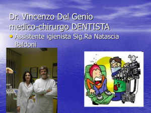 Dr. Vincenzo Del Genio medico-chirurgo DENTISTA