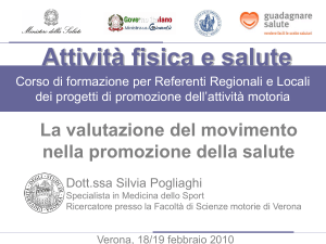 Diapositiva 1 - Dipartimento di Prevenzione (ULSS 20, Verona)