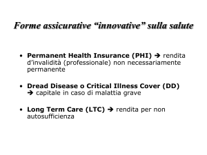 Forme assicurative “innovative” sulla salute
