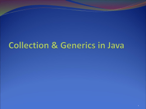 collections_generics - Dipartimento di Informatica e Sistemistica