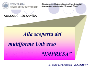 EGIC per Erasmus - A.A. 2016-17