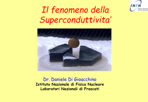 Superconductors: Phases of Matter - INFN-LNF