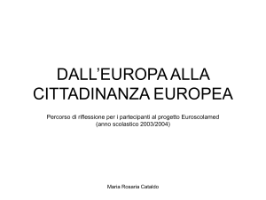 dall`europea alla cittadinanza europea - Digilander