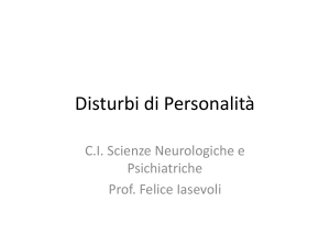 Disturbi di Personalità