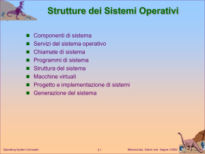 Struttura dei Sistemi Operativi