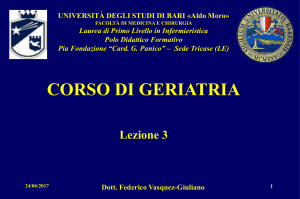 Presentazione di PowerPoint - Corso di Laurea in Infermieristica