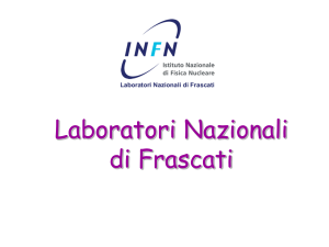 Diapositiva 1 - INFN-LNF - Istituto Nazionale di Fisica Nucleare