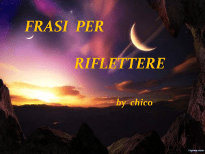 Frasi per riflettere