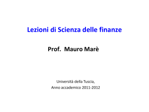 Lezioni di Scienza delle finanze