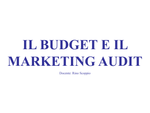 Marketing Audit - Università del Salento