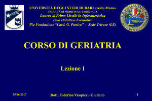 Presentazione di PowerPoint - Corso di Laurea in Infermieristica