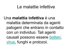 Le malattie infettive