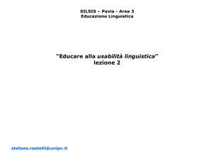 Diapositiva 1 - Università degli studi di Pavia