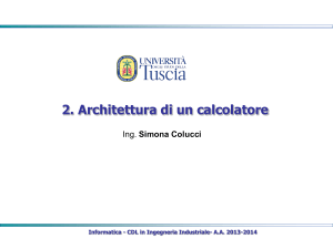 a2architettura calcolatore