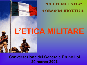 peace-keeping: soldati italiani costruttori di pace