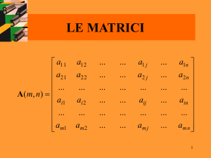 Le matrici