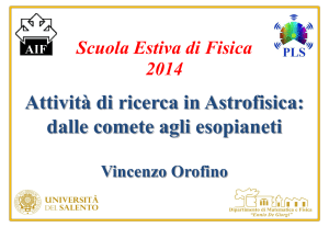 FASI FINALI Stelle di tipo solare: nane bianche