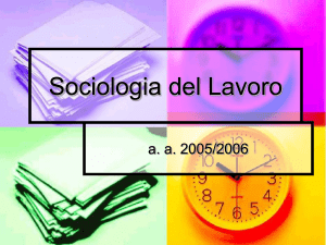 il concetto di lavoro