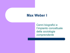 Max Weber I - Culture e Civiltà