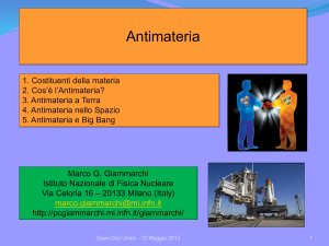 Antimateria (Open Day Universita` di Milano 2012)