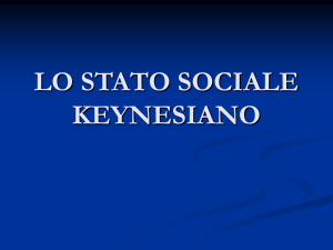 lo stato sociale keynesiano
