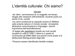 L`identità culturale