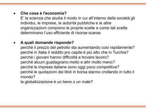 Diapositiva 1 - Facoltà di Scienze Politiche