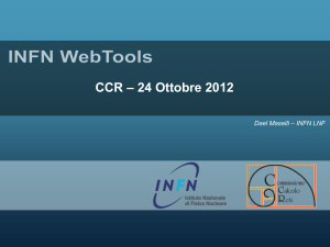 WebTools 2012-10-24 - INFN-LNF