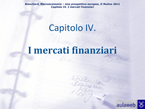 i mercati finanziari