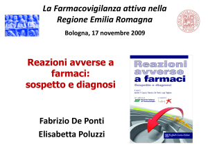 Diapositiva 1 - Salute Emilia-Romagna - Regione Emilia