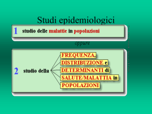 Studi epidemiologici