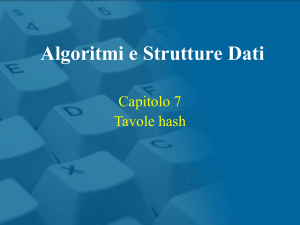 Algoritmi e Strutture Dati