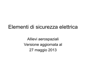 Elementi di sicurezza elettrica