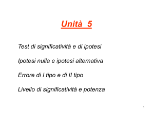 test di significatività