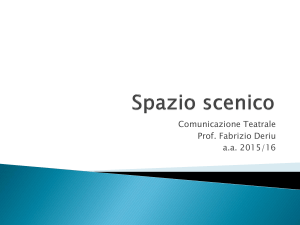 spazio scenico File - Progetto e