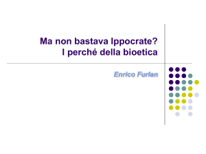 FURLAN - Intro bioetica scuole superiori