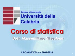 Presentazione di PowerPoint - Dipartimento di Scienze Politiche e