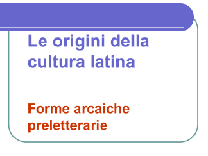 Introduzione alla letteratura latina