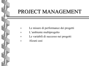 lezione DormioProject Management PARTE II