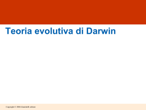 lez.4 - la teoria evolutiva di darwin