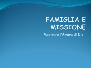 famiglia e missione