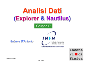 Analisi dati I - INFN-LNF