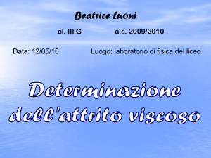 Relazione di laboratorio di Beatrice Luoni 3 G 12/5/2010