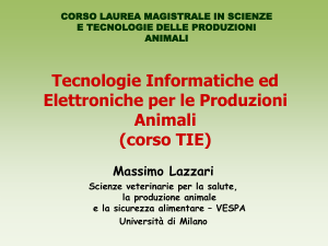 Tecnologie Informatiche ed Elettroniche per le Produzioni Animali
