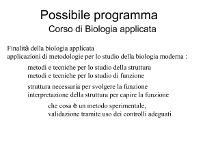 Lez_1_2_BioAp_5-3-07 - Università degli Studi di Roma "Tor