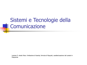 Sistemi e Tecnologie della Comunicazione